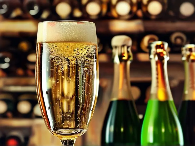 香槟酒酿造工艺中的二次发酵过程