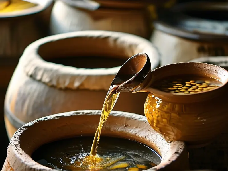 襄阳黄酒传统酿造过程展示