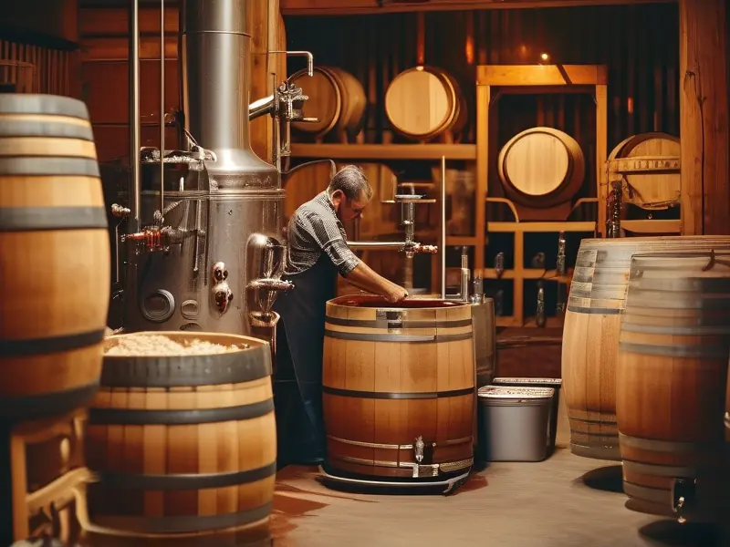 小酒坊酿酒实际操作场景