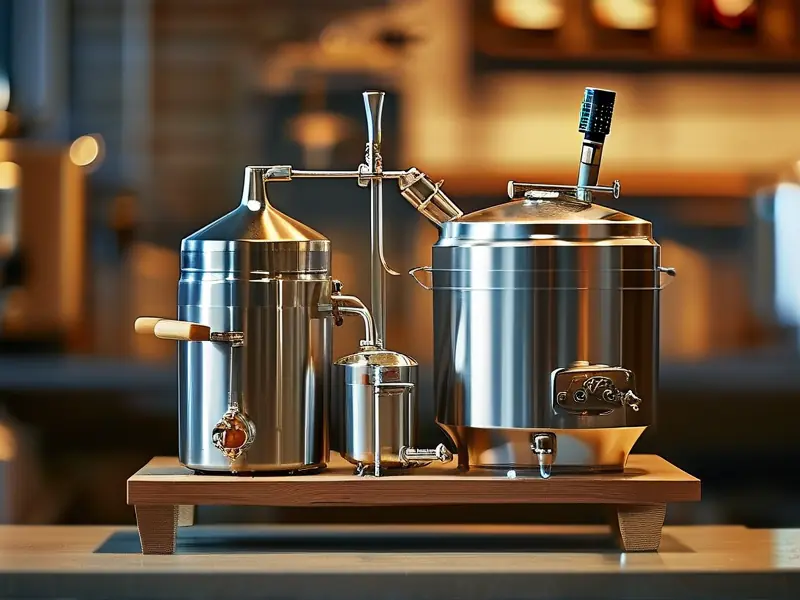 不锈钢小型酿酒设备套装工作场景展示