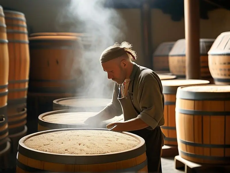 小曲清香型白酒发酵过程实拍