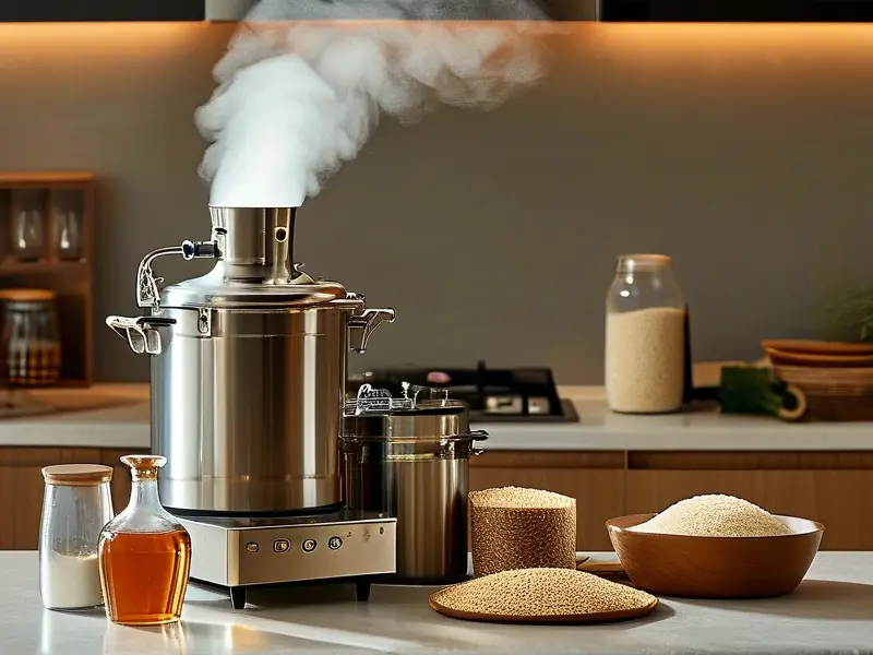 小型酿酒设备在家庭厨房中的使用场景