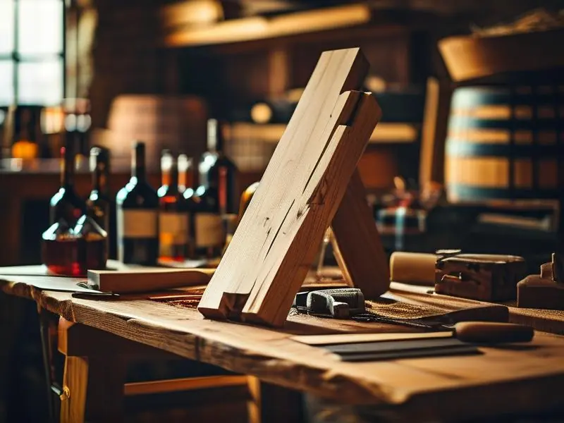 斜酒格制作过程图解