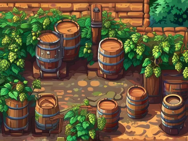 星露谷啤酒花酿酒过程展示