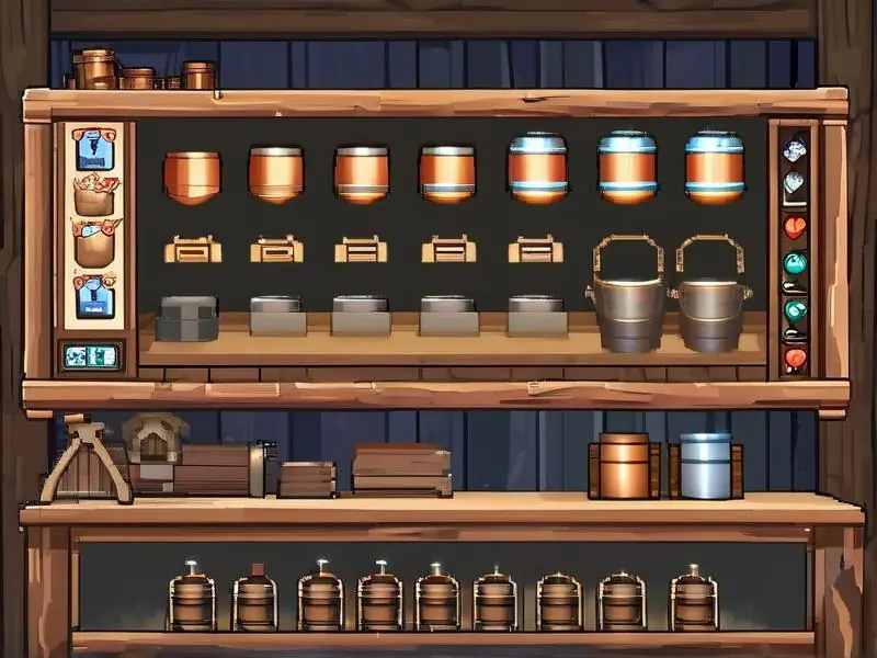 星露谷物语酿酒桶制作界面示意图