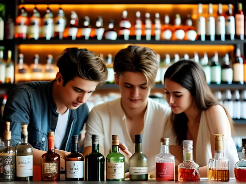 专业调酒培训班现场教学场景