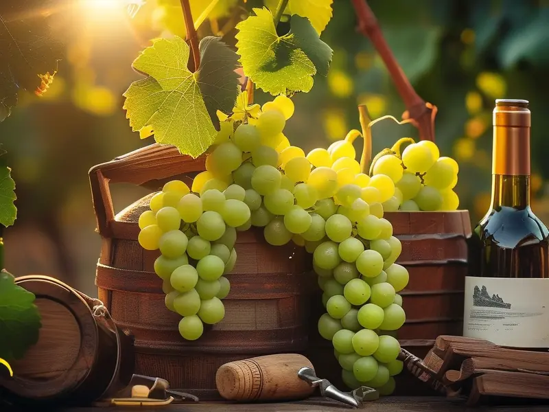 阳光玫瑰葡萄酿酒过程展示