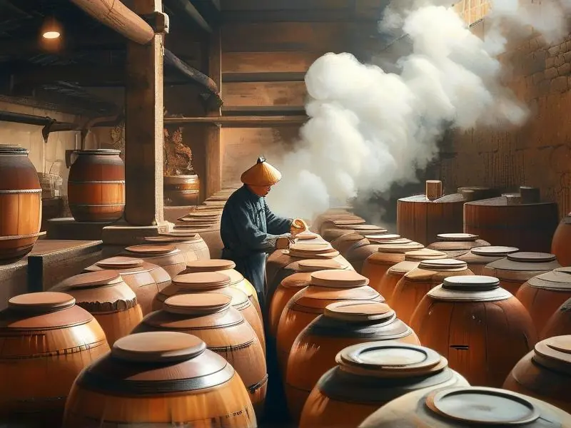 洋河酒传统酿造工艺现场实拍