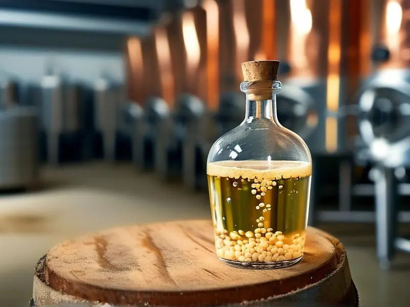 液态法白酒发酵过程实拍图