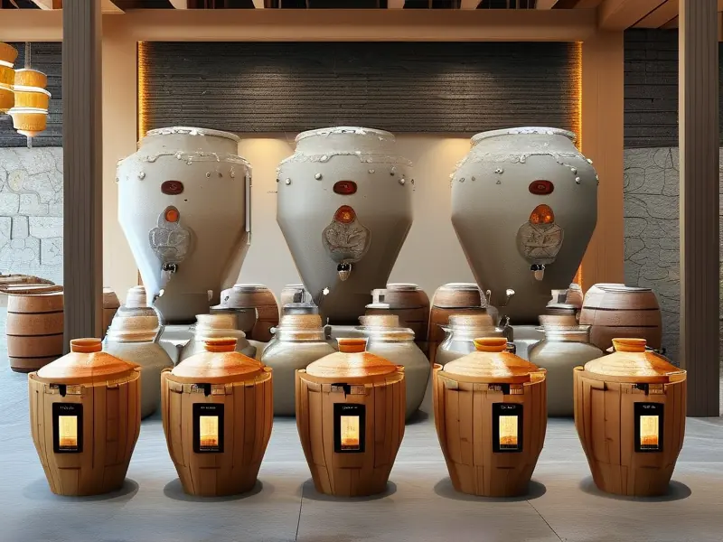 液态法酿酒与固态法酿酒工艺对比示意图