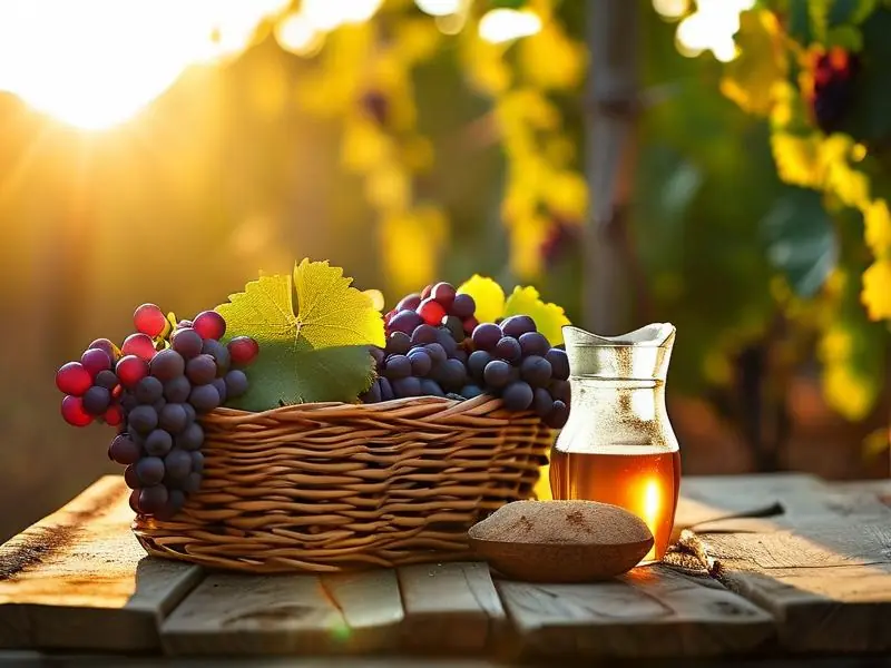 野生葡萄酿酒原料准备