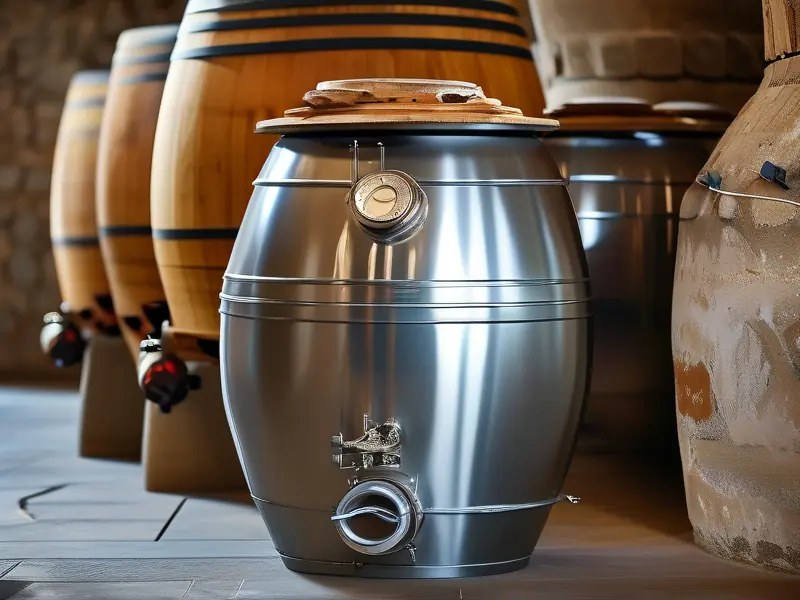 传统与现代酿酒设备时间周期对比示意图