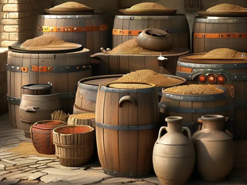 古代酿酒场景展示传统酿酒工艺
