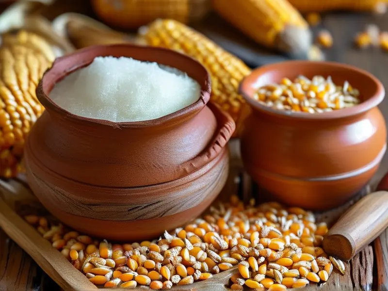 优质玉米酿酒酒曲特写