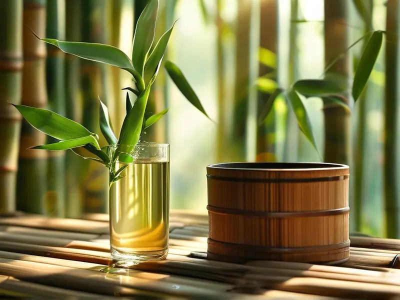 竹酒制作过程展示