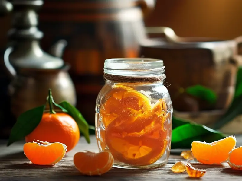 家庭自制桔子酒原料准备过程