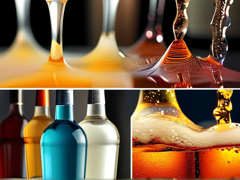 纯粮酒与勾兑酒对比鉴别图