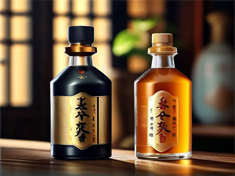 粮食酒与勾兑酒对比图