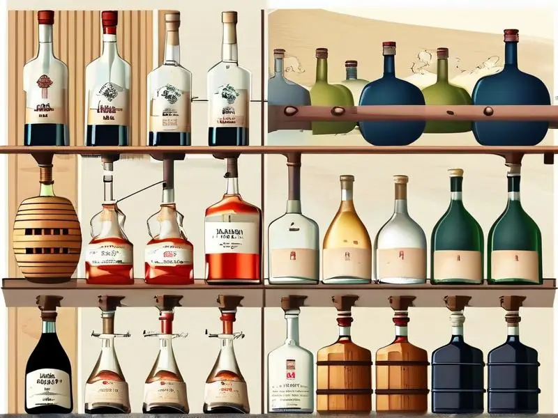 蒸馏酒和酿造酒的对比图