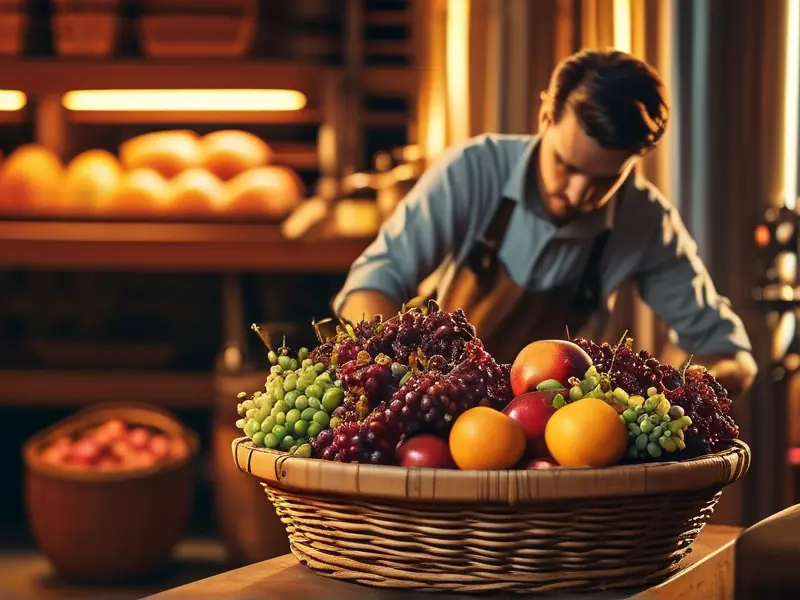 专业酿酒师制作蒸馏水果酒的过程