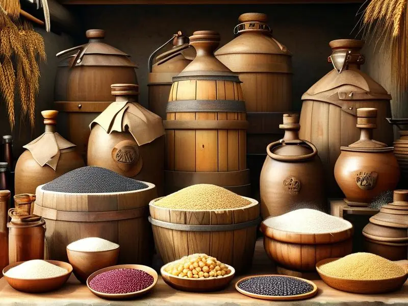 正宗粮食酒酿造过程展示