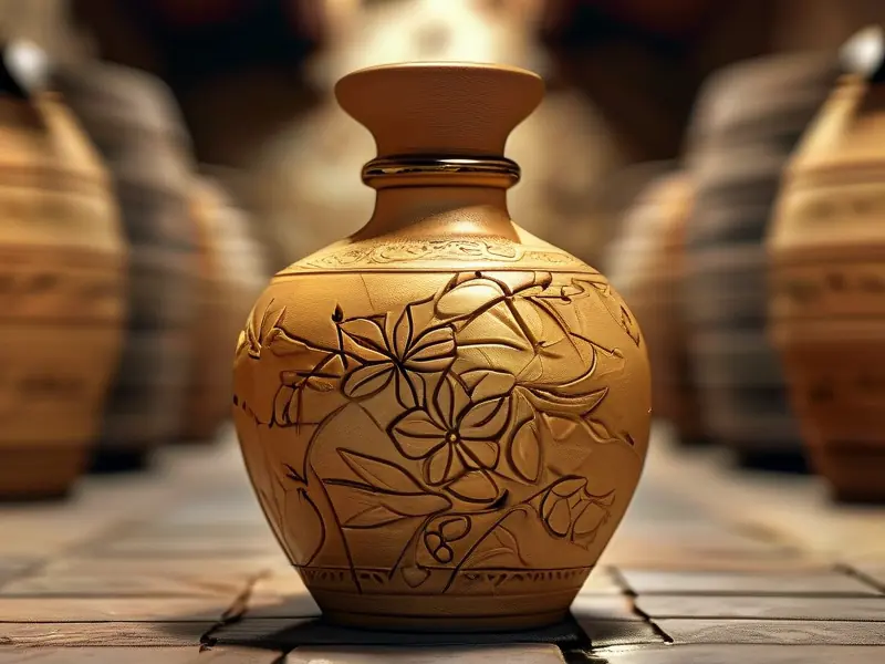 传统陶坛装纯粮私藏酒实拍图