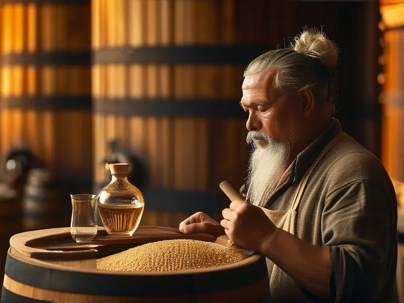 芝麻香型白酒的发酵工艺现场