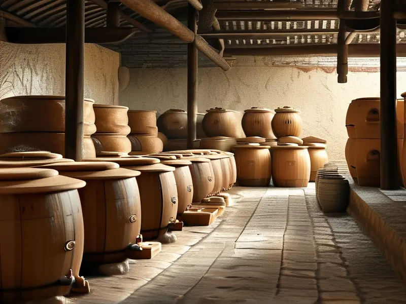 中国传统纯粮酿造酒工艺展示