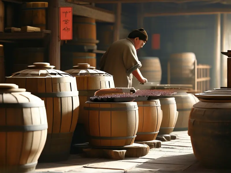 中国传统酿酒技术展示