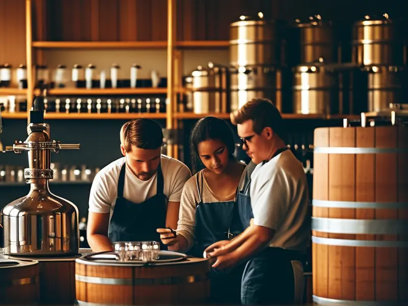 专业酿酒师培训学校实践课堂场景