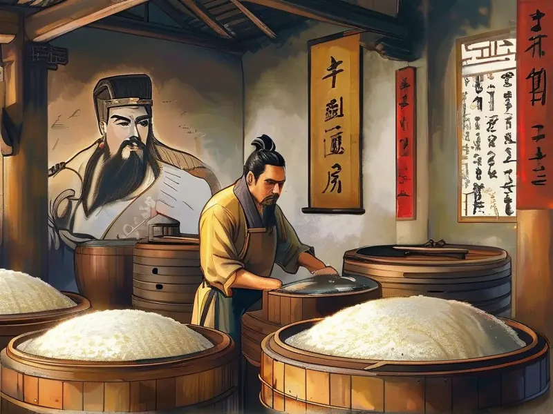 诸葛酿酒传统工艺展示场景