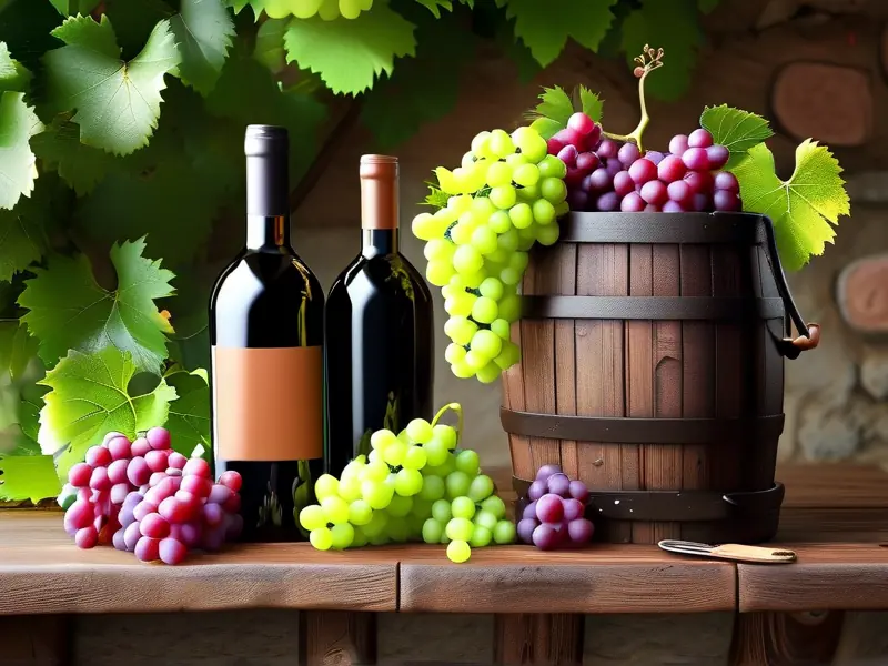 家庭自酿葡萄酒全过程示意图