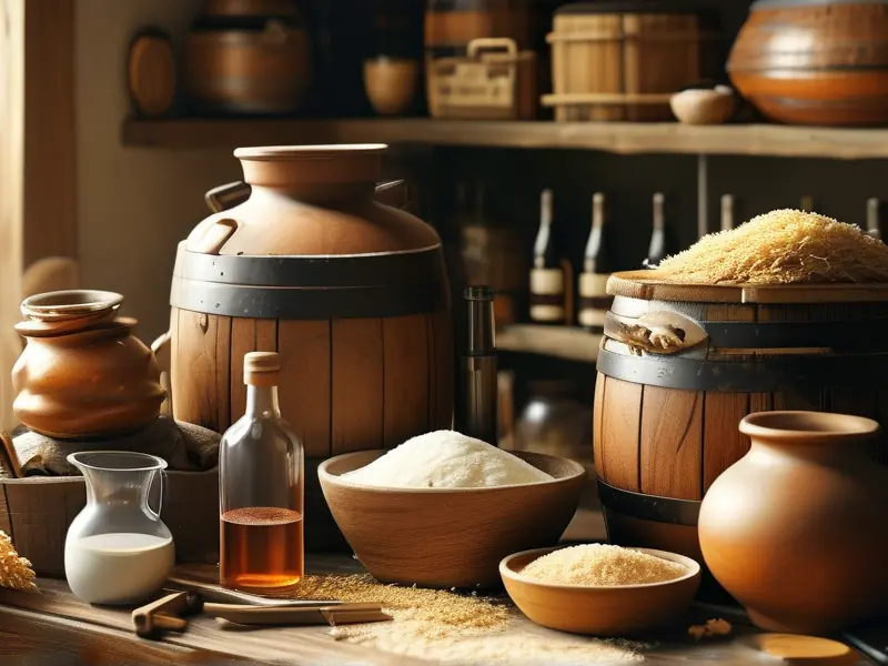 家庭自制酒的过程展示