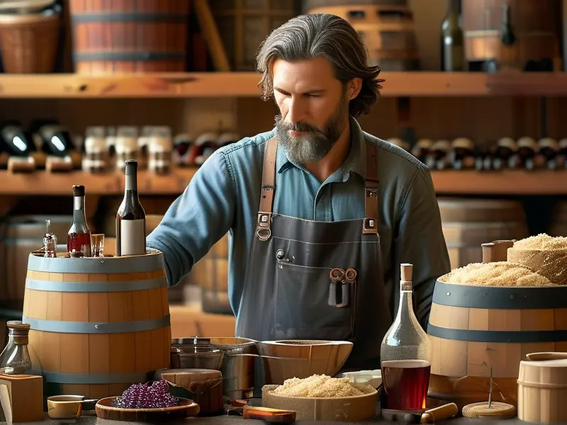 自家酿酒方法和步骤实际操作场景