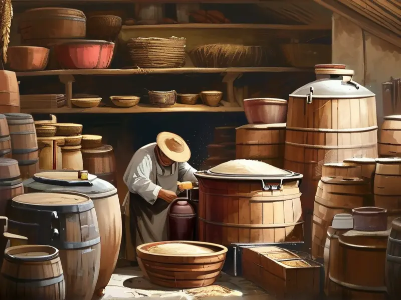 家庭自酿白酒过程展示