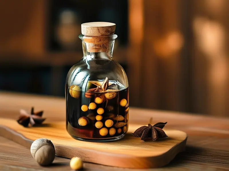 自制丁香酒成品展示图