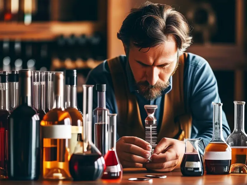 专业酿酒师检测自制酒品质