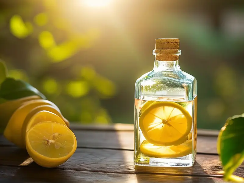 自制柠檬酒原料准备过程