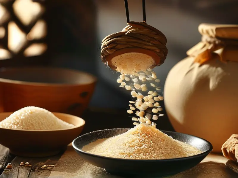 自制甜酒曲制作过程实拍图