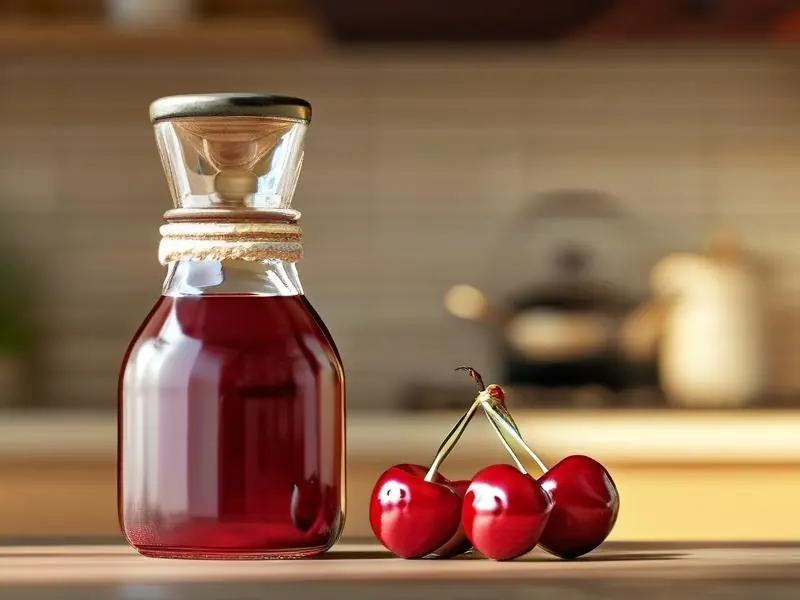 自制樱桃酒原料与成品展示
