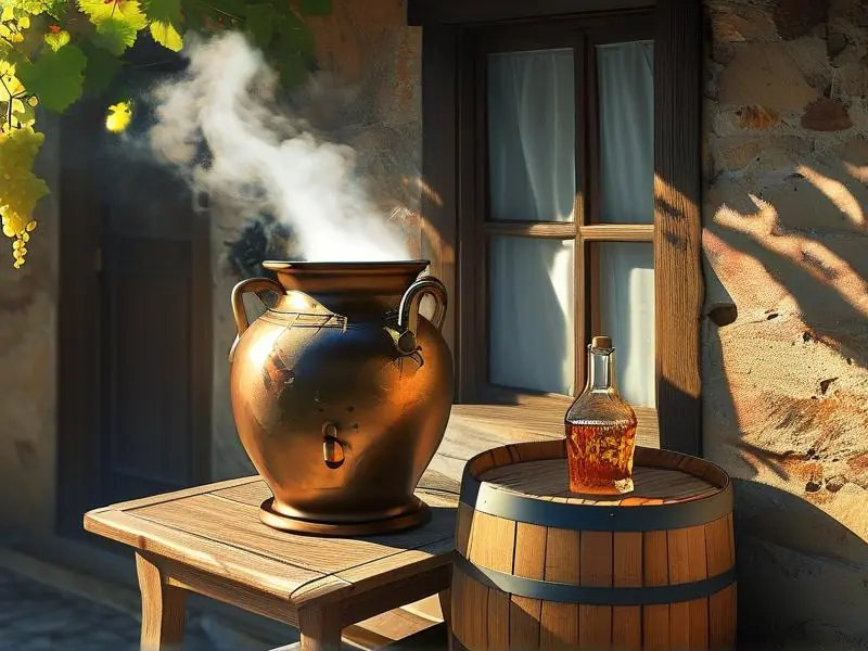 传统农家作坊酿酒设备实景展示