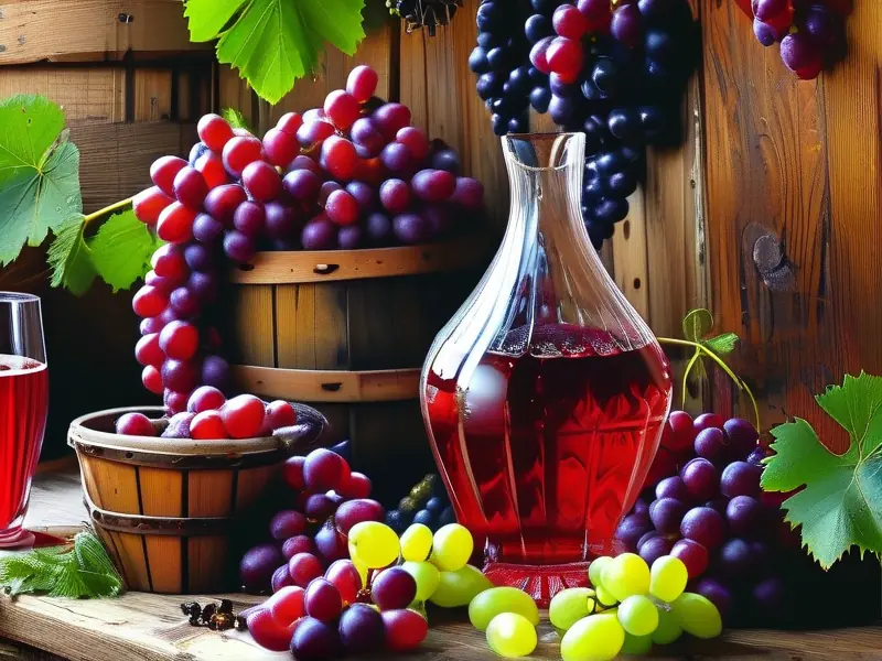 自酿葡萄酒添加白酒比例测量过程实拍