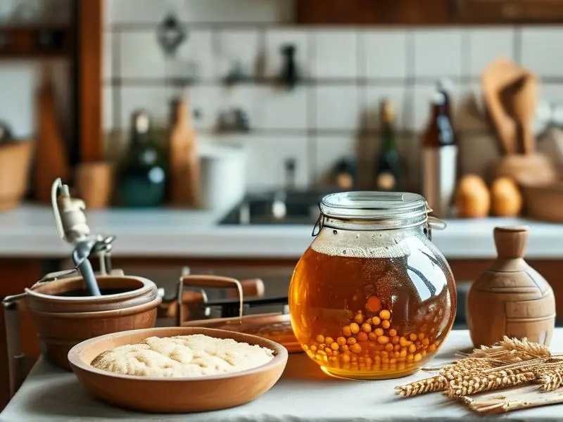 家庭自酿粮食酒发酵过程实拍图