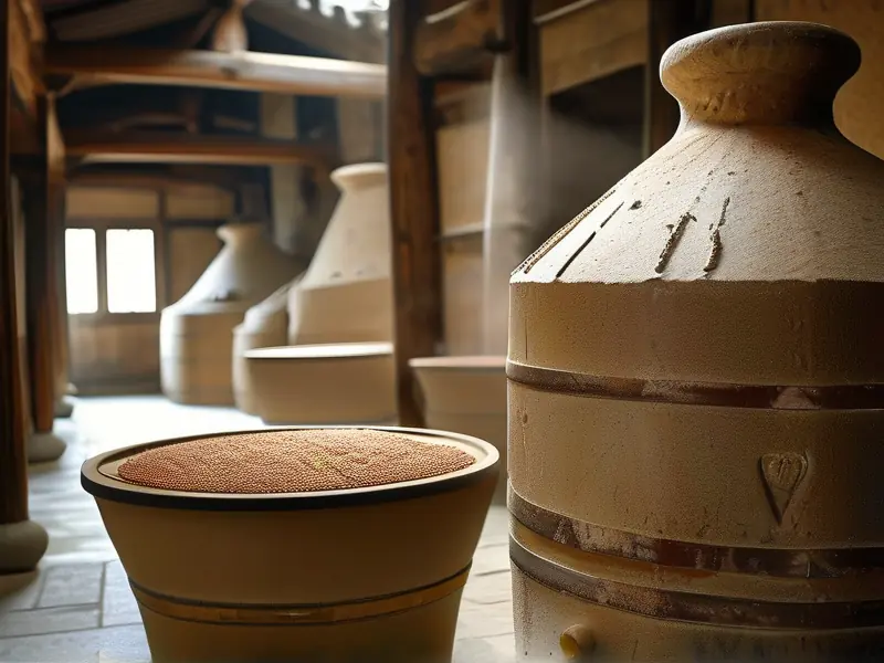 传统白酒酿造工艺流程展示图