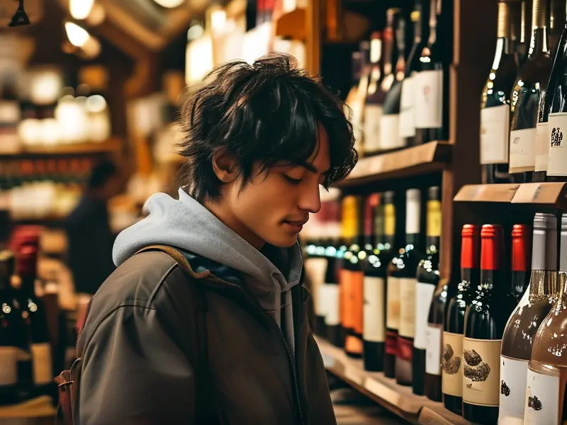 创业者挑选酒品