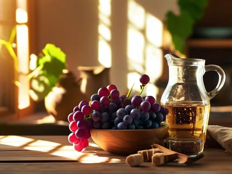 家庭自制葡萄酒材料准备与发酵过程实拍