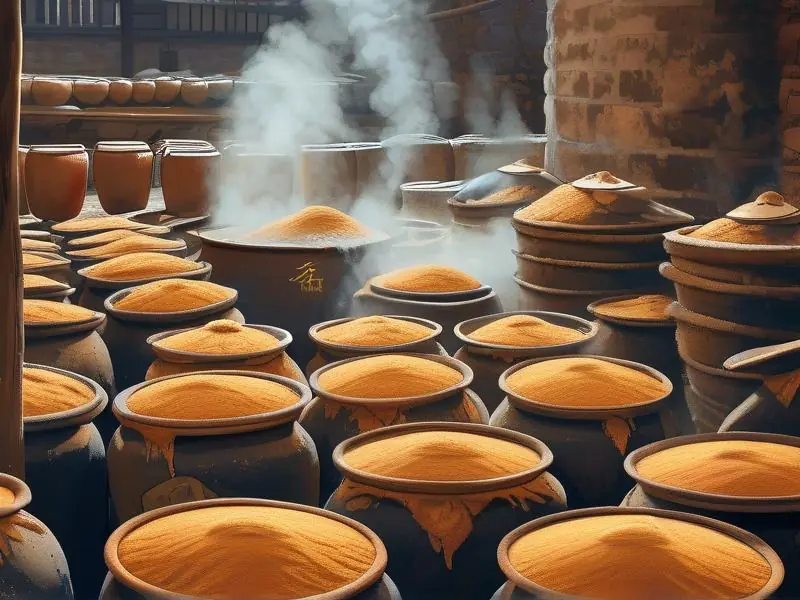 传统酱香酒12987工艺酿造过程实拍