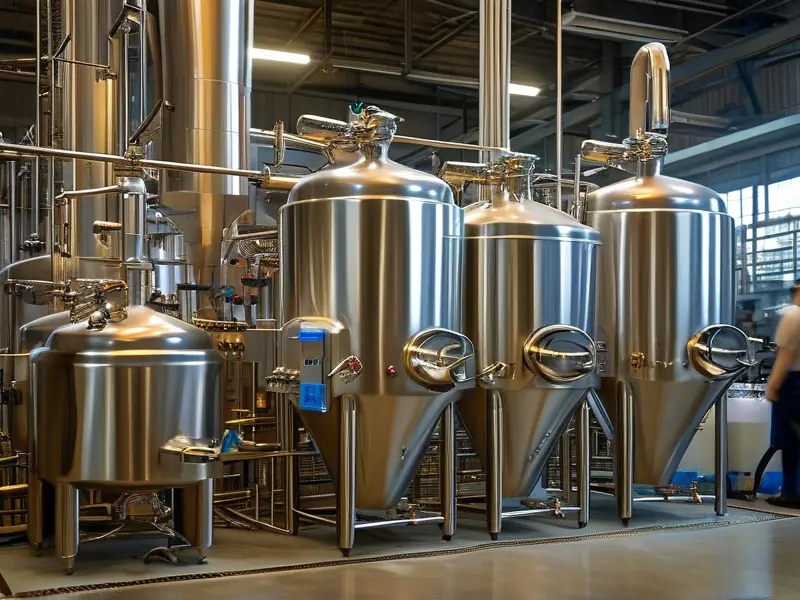 白酒成套酿酒设备工作场景