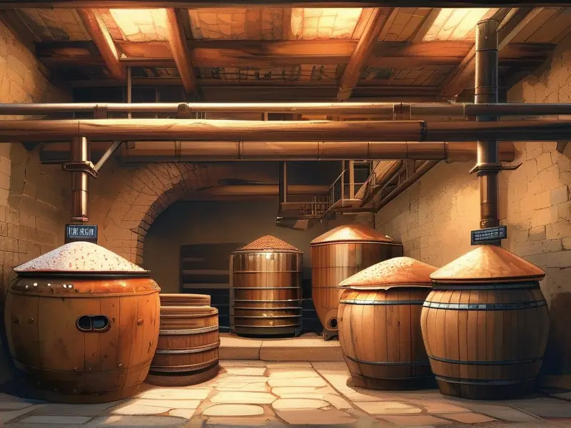 白酒酿造工艺流程示意图