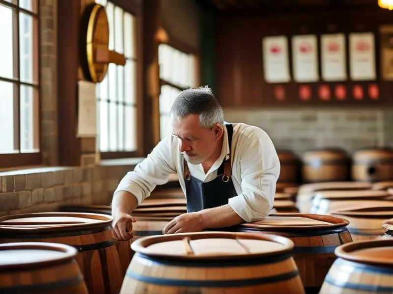 酿酒师检查白酒发酵过程与工艺标准文件